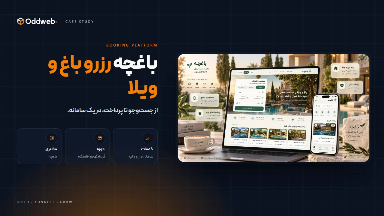 باغچه؛ پلتفرم رزرو باغ و ویلا
