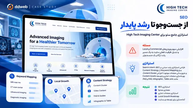مرکز تصویربرداری های‌تک؛ استراتژی جامع سئو