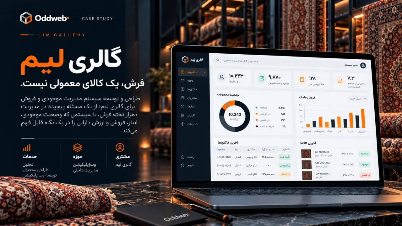گالری لیم — فرش، کالای معمولی نیست.