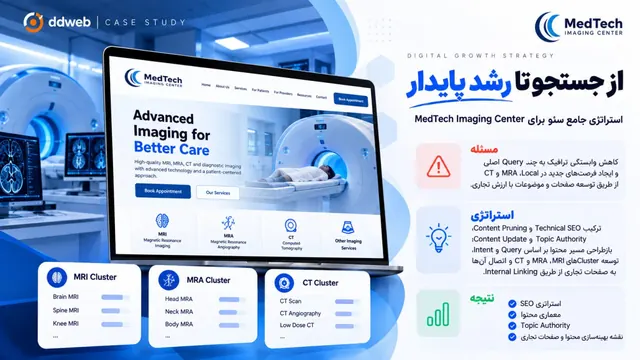 مرکز تصویربرداری مدتک؛ سئو و معماری محتوا